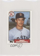 1989 Topps Double Headers Mike Greenwell 2s9