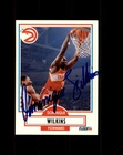 Dominique Wilkins Signed 1990 Fleer #6 IPA In Person Autograph Signature