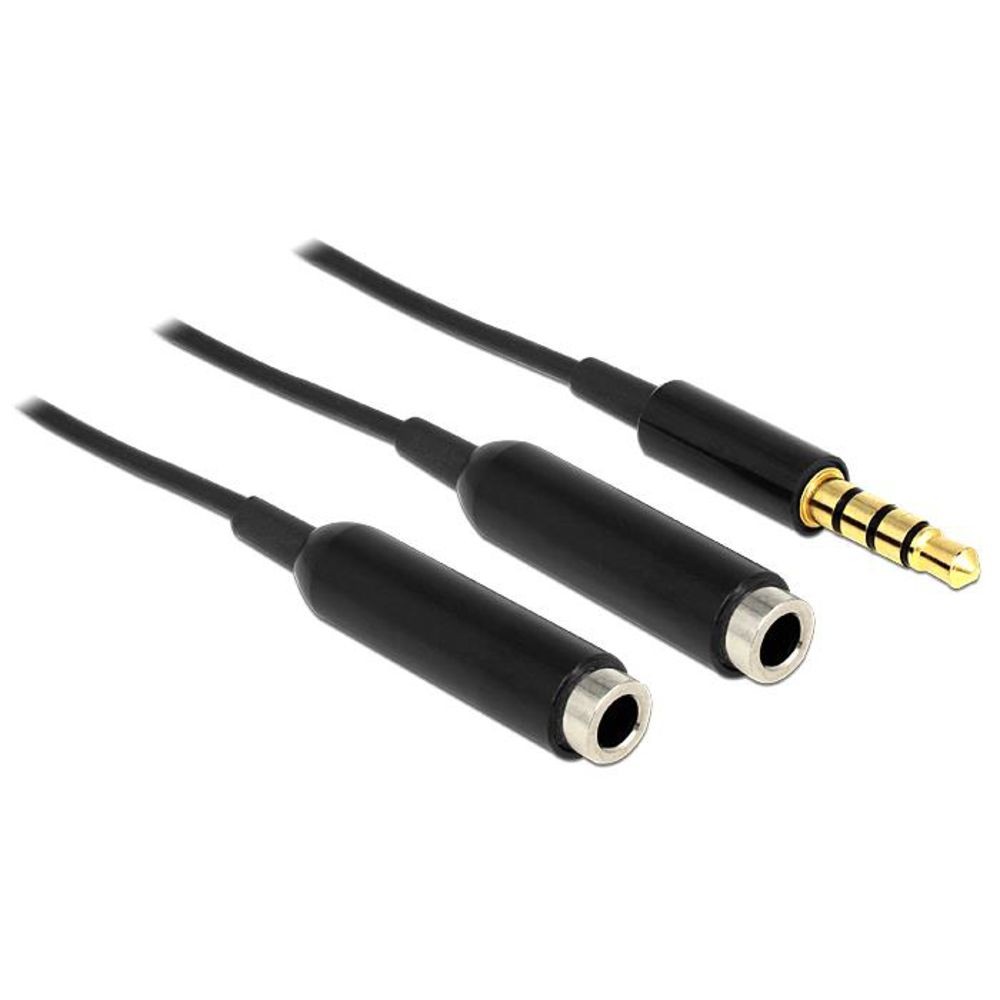 Delock Kabel Audio Klinkenstecker 35 mm 4 Pin - 2 x K 65575 2490₽