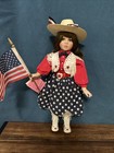 Paradise Galleries "Glory" Patriotic Cowgirl Doll Timeless Moments 16" — photo 1