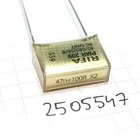 RC Filter 47nF 250VAC+100R X2 R15.2 capacitor+resistor Paper KEMET PMR209