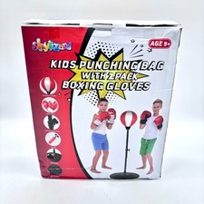 Shylizard Unisex Kids Punching Bag With 2 Pack Boxing Gloves - Open Box