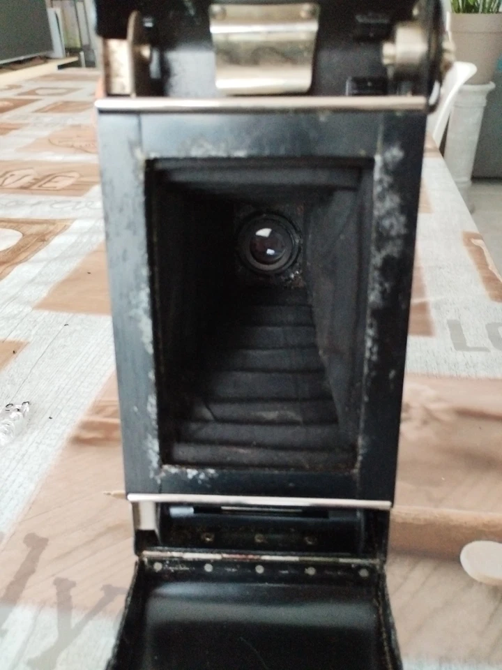 APPAREIL PHOTO ancien a soufflet VOIGTLANDER BESSA pliant - vintage - Photo 4/4