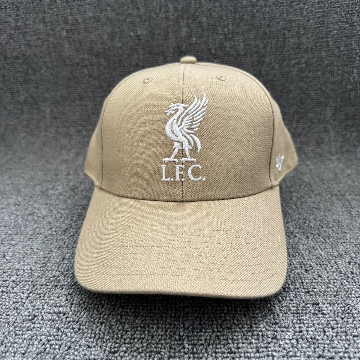 '47 Brand Liverpool FC Dad Hat Strapback Khaki OSFA Soccer Cap