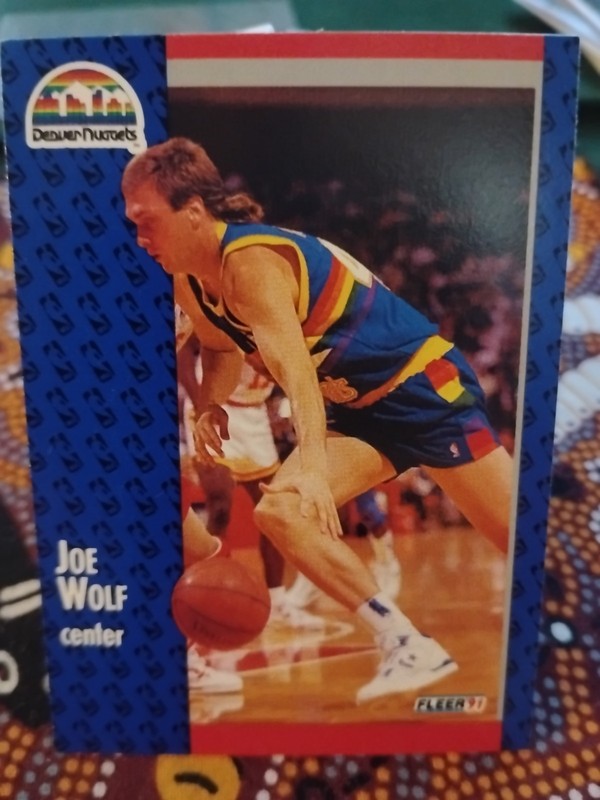 Joe Wolf - 1991-92 Fleer Basketball