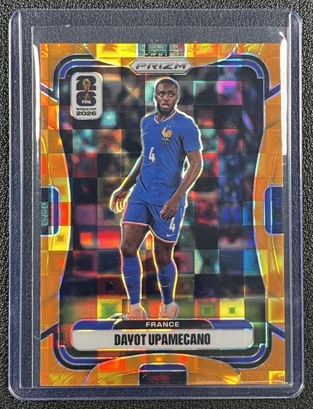DAYOT UPAMECANO 2026 PANINI PRIZM WORLD CUP #39 ORANGE PANDORA 19/215 FRANCE