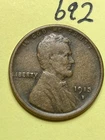 1913-S LINCOLN WHEAT CENT, low mintage date, "FINE" condition #692