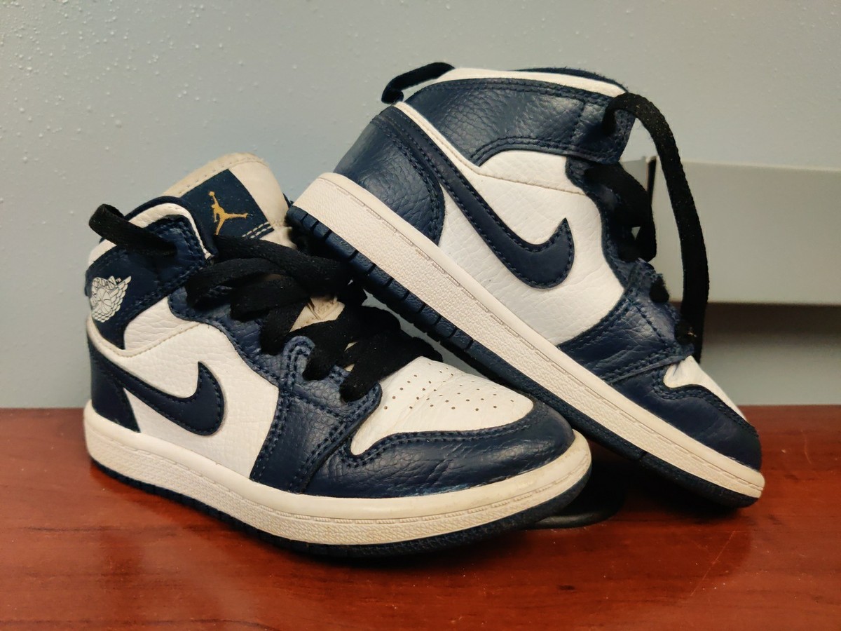 Size 11 (PS) - Jordan 1 Mid Obsidian - 640734-174 for sale online