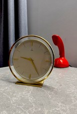 VINTAGE   JUNGHANS  ART DECO BAUHAUS BRASS GL...