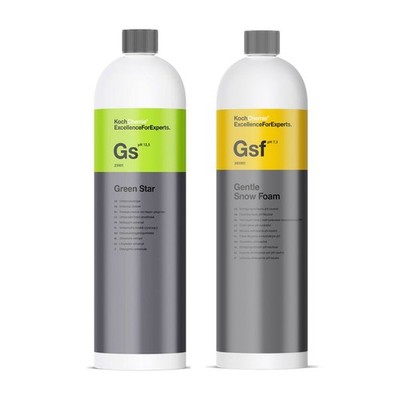Koch Chemie Green Star Gs 1L Universalreiniger + Gentle Snow Foam GSF 1L