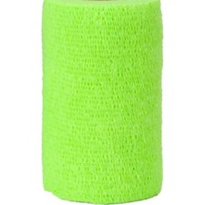 Asi Wrap-It-Up 4In X 5Ft Lime Green Cohesive Vet Bandage Roll