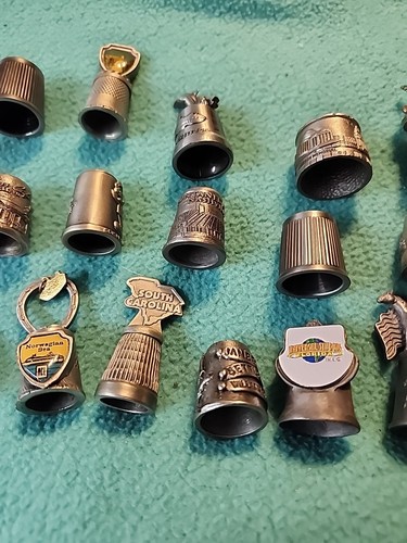 Großes Lot Zinn Fingerhüte (20) - Bild 3 von 5