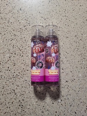 2 Bath & Body Works Grandma's Fruitcake Fine Fragrance Mist Body Spray 8 oz Each
