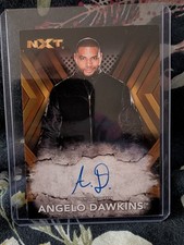 2017 Topps WWE Angelo Dawkins NXT On Card Auto /99