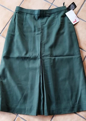 Mondi Rock Gr.42 Reine Schurwolle mit Fehlern/ Original Etiketten 80er grün - Bild 1 von 4