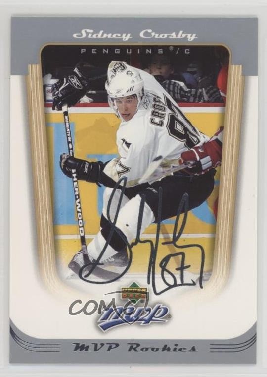 2005-06 Upper Deck MVP MVP Rookies Sidney Crosby #393 0v2d