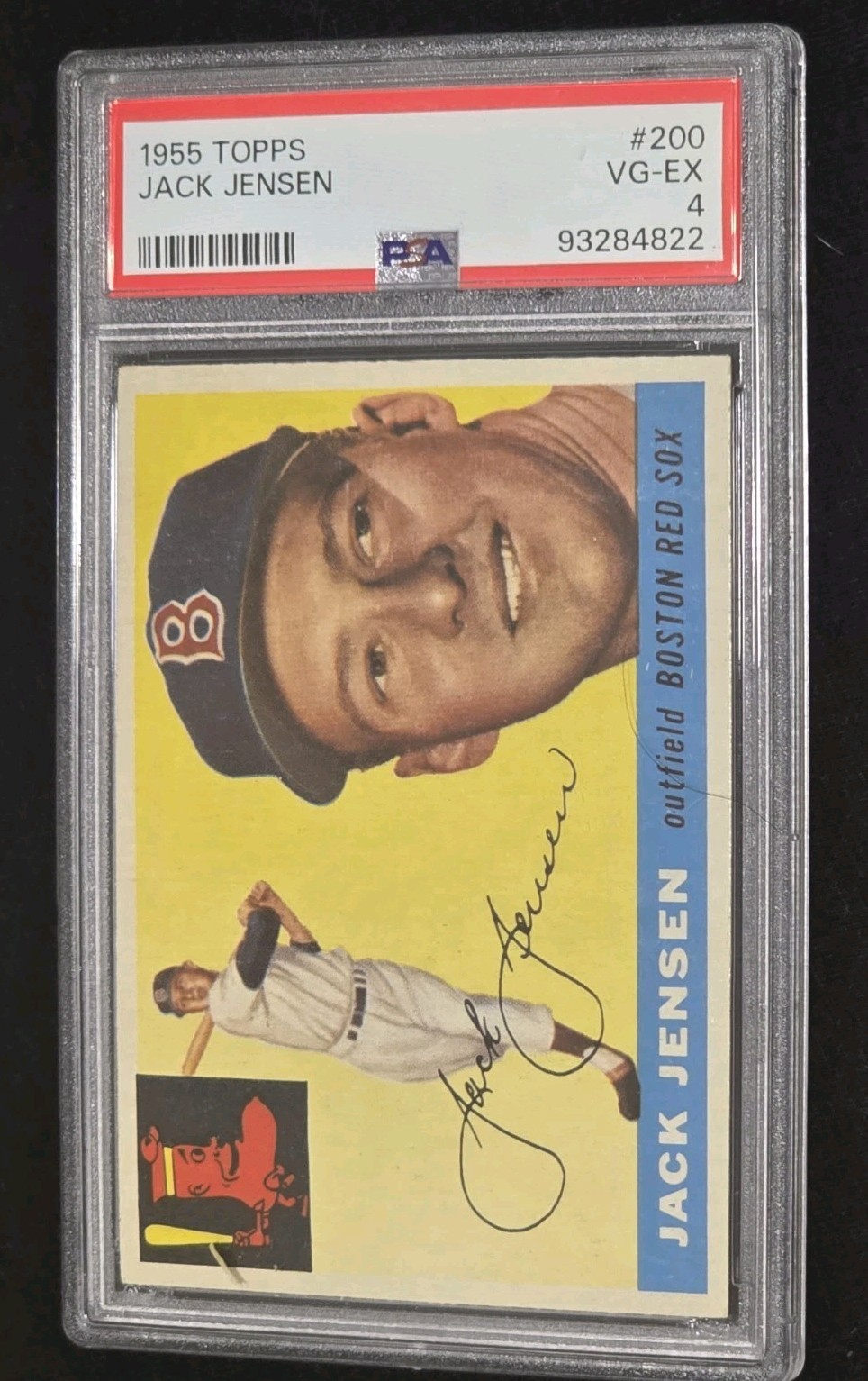 1955 Topps Jack Jensen #200 Psa 4!!