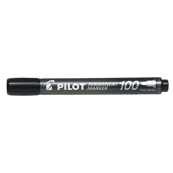 Marcatore Permanente SCA 100 Pilot - Punta Tonda - 4,5 mm - 002705 (Nero Conf. 1