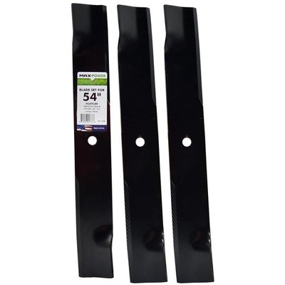 3 Blades for Hustler 54'' Mowers - OEM Quality