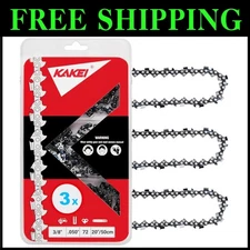 20" Chainsaw Chain - Japanese Chrome-Plated Technology