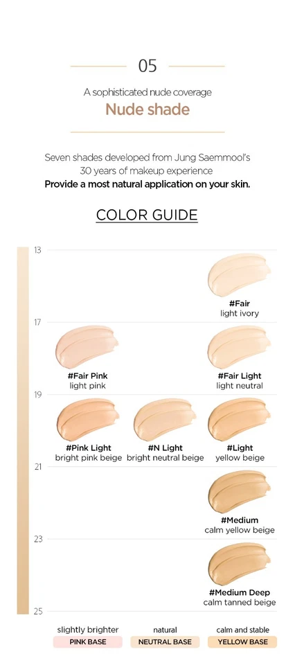 JUNG SAEM MOOL Essential Skin Nuder Cushion 14gx2ea (Original+Refill) - Image 2 of 2