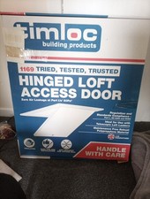 Timloc 1169 Insulated Plastic White Hinged Loft Access Door / Hatch UK Quality