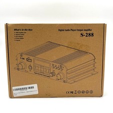 4 Channel Bluetooth 5.0 Digital Audio Player Output Amplifier with Remote S-288