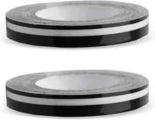 2 PCS Car Waistline Body Sticker, Waterproof Pinstripe Design, 32.1Ft x 0.4In Pe