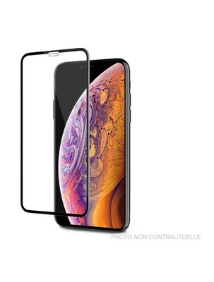 Protection écran En Verre Trempé Noir Pour IPhone 6 Et 6S - Couverture Totale, Neuf Sous Blister