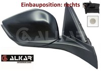 Alkar 6146768 AußEnspiegel Rechts Spiegel AußEn FüR Opel FüR Peugeot