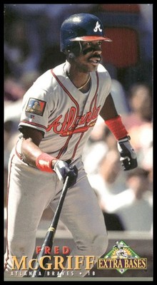 1994 Fleer Extra Bases #209 Fred McGriff TALL BOY Atlanta Braves