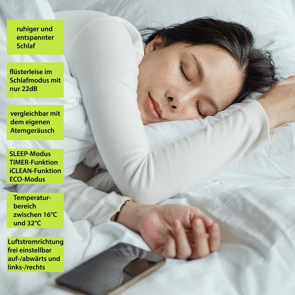 Split Klimaanlage 12000BTU Klimagerät Inverter WLAN 3,5kW Splitgerät 3m Leitung - Bild 4 von 4