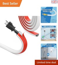 Versatile Half Round Cable Duct - 2m Flexible Cover for Neat Wire Management