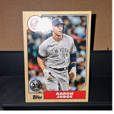 Topps 2022 Series 1 1987 35th Anniversary Aaron Judge #T87-99 Yankees