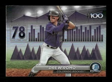2024 Bowman #BTP-78 Drew Romo Colorado Rockies Bowman Scouts' Top 100