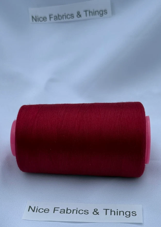 50 Spools - Red AX439 Multi Purpose Sewing Thread - Image 2 of 3