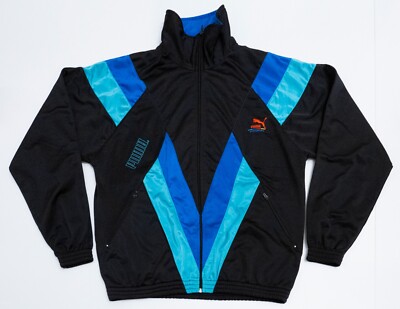 Vintage Puma International Trainingsjacke Gr. M Sport Jacke Track Retro 90er