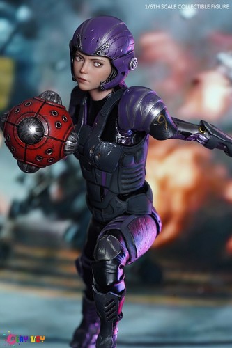 PLAY TOY P017-A Battle Angel with Movable Eyes Head 1/6 ACTION FIGURE - Picture 5 of 11