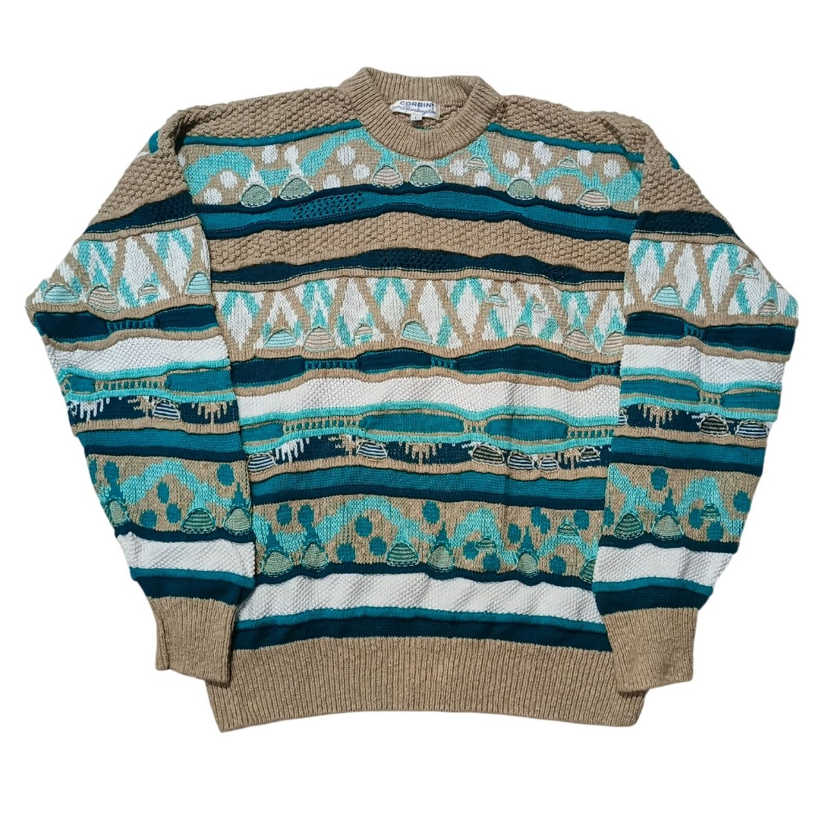 Vintage Coogi Style Sweater Pullover Crewneck Cosby Biggie Jumper