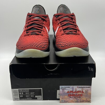 Size 8.5 - Nike Zoom Kobe 6 Protro All-Star Black Red White
