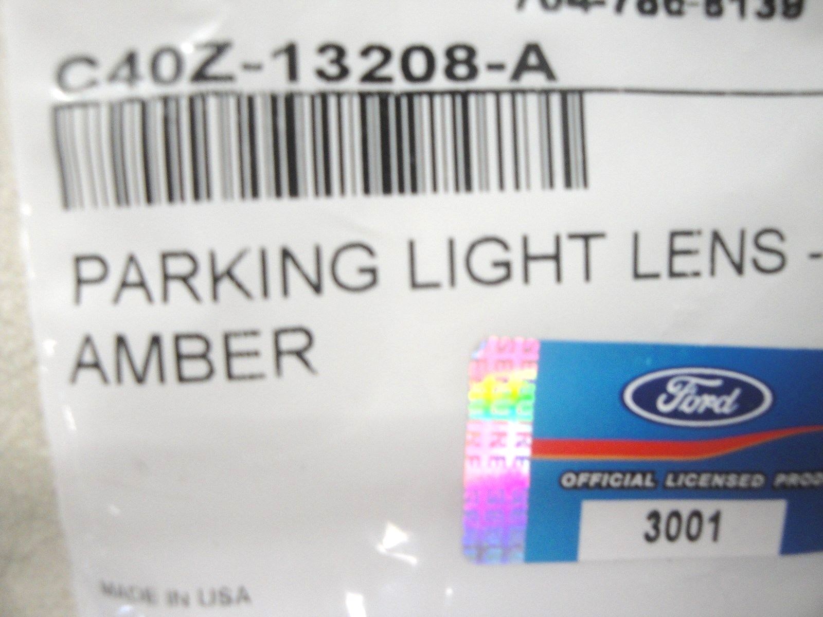 64 65 66 67 1964 1965 1966 1967 MERCURY COMET AMBER PARK LENS PAIR FoMoCo NEW *