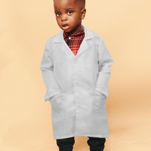 Costume Kids Lab Coat Decorative Scientist Coat Washable Scientist Clothes - Picture 5 of 12