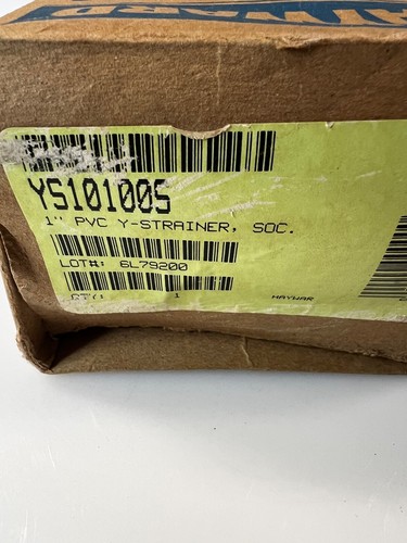 HAYWARD 1” PVC Y STRAINER YS101005 NEW - Picture 6 of 6