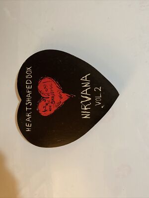 Nirvana Vol. 1 & 2 Heart Shaped Box Vintage Bootleg 8 C.D. 