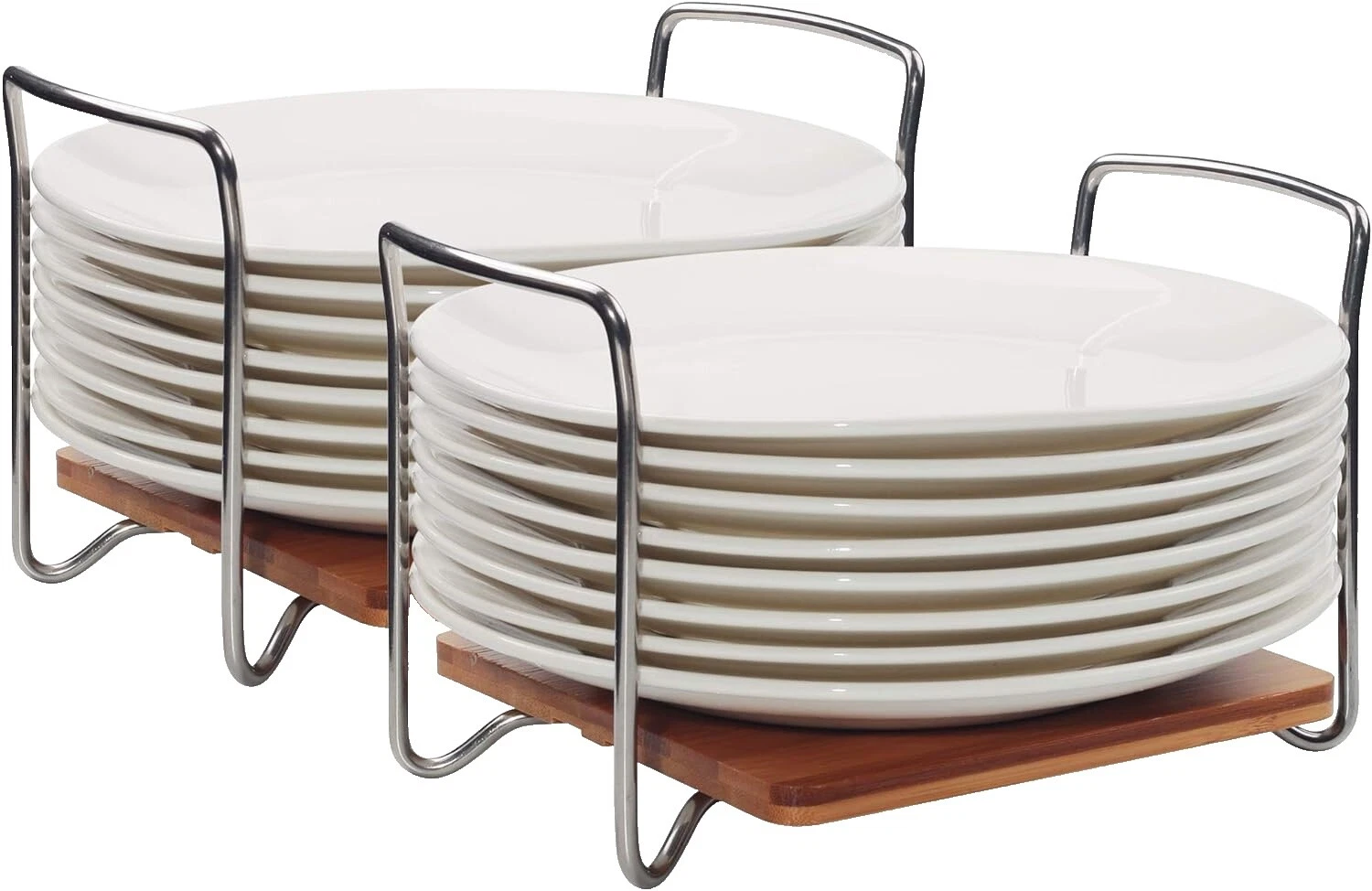 White Plastic Kitchen Plate Holders