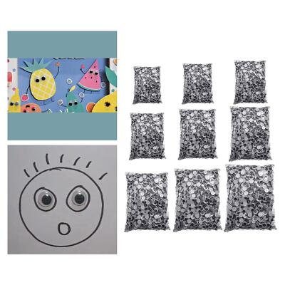 Googly Eyes Wackelaugen beweglich Aufkleber Augen Puppenaugen für Scrapbooking
