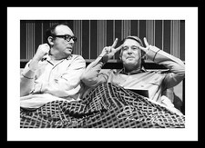 ERIC MORECAMBE & ERNIE WISE AUTOGRAPHED SIGNED & FRAMED PHOTO PRINT