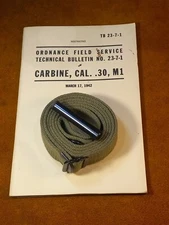 WWII M1 Carbine Sling Oiler Field Manual