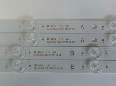 Kit 4 Barres LED Pour TV – Compatible Toshiba 58UL3063 – VES580QNDT-2D-N41 – Neuf