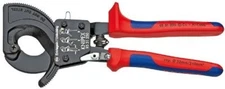 Knipex 9531250SBA Cable Cutters-Ratcheting Type-Comfort Grip 10 In